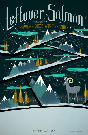 Leftover Salmon Winter Tour Poster